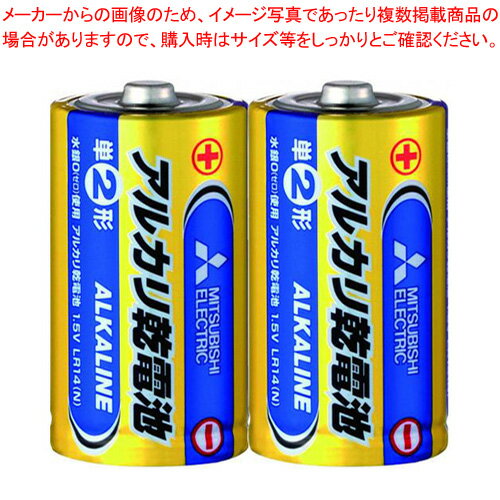 【まとめ買い10個セット品】三菱電機 アルカリ乾電池（Nタイプ） LR14N/2S 2本