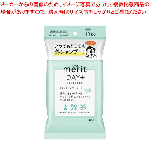 【まとめ買い10個セット品】花王 メリットデイプラス ドライシャンプーシート メリットデイプラス ドライシャンプーシート