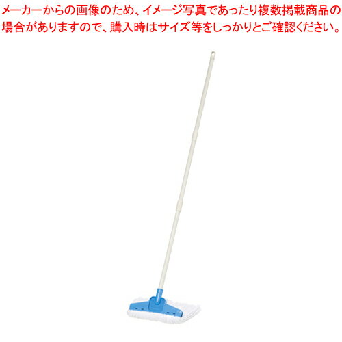 【まとめ買い10個セット品】FF水拭きモップ CL-830-070-3 ブルー 1本(3)