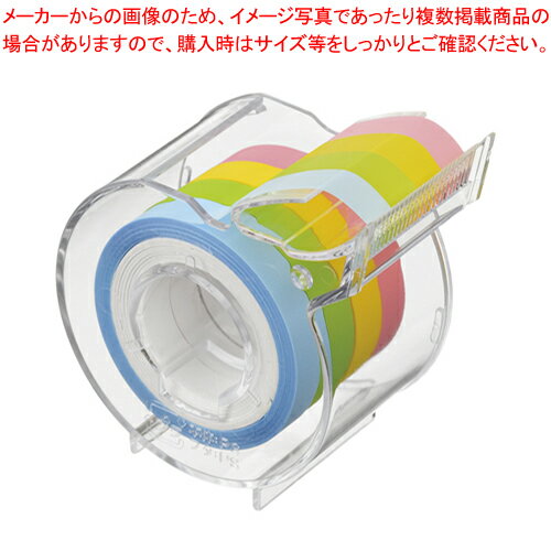 メモック ロールテープ フィルムタイプ 7mm RF-7CH-6AN B/G/Y/P 1P