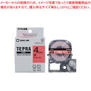 【まとめ買い10個セット品】テプラPROテープ パステル SC4R アカ 1個