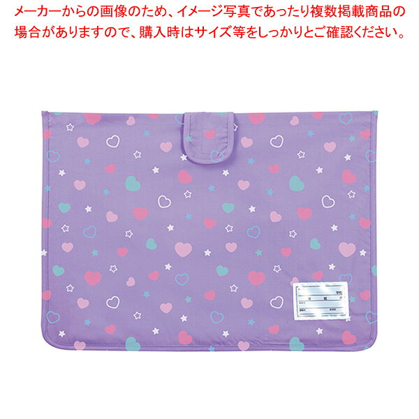 防災ずきん MT用袋 柄付き 143541 パープルハート 1個