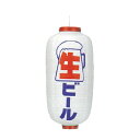 【6/4 20時から!エントリーでポイント5倍!!】提灯 9号長型(左右文字入れ) 生麦酒 取り寄せ商品 送料別途品