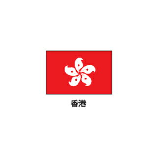 旗(世界の国旗) エクスラン国旗 香港 取り寄せ商品