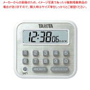 【まとめ買い10個セット品】 タニタ デジタルタイマー 100時間計 TD-375-WH ホワイト