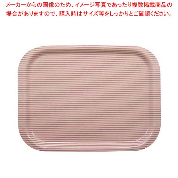 Rトレー S ストライプピンク