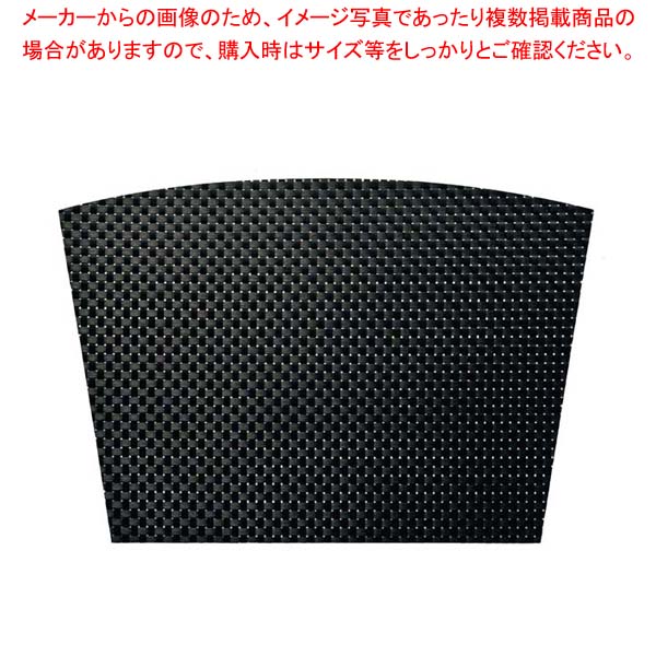 【まとめ買い10個セット品】 えいむ ブランナーマット ブラック&ブラックチェック 扇 PM-303