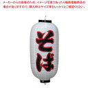 【まとめ買い10個セット品】 ビニール提灯 213 うどんそば 9号長(白地黒文字赤縁)