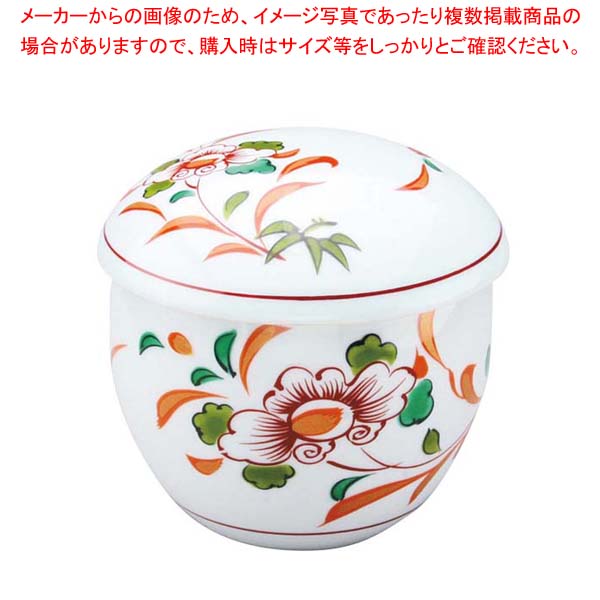 【まとめ買い10個セット品】 アルセラム強化食器 赤絵草花むし碗 EC4-57