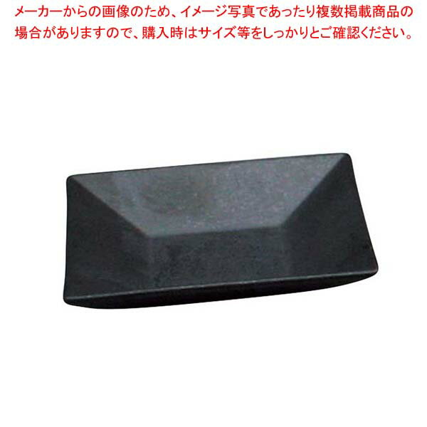 【まとめ買い10個セット品】 アルセラム強化食器 黒化粧角小皿 EC6-26