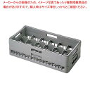 【まとめ買い10個セット品】 BK ハーフ グラスラック18仕切 HG-18-115
