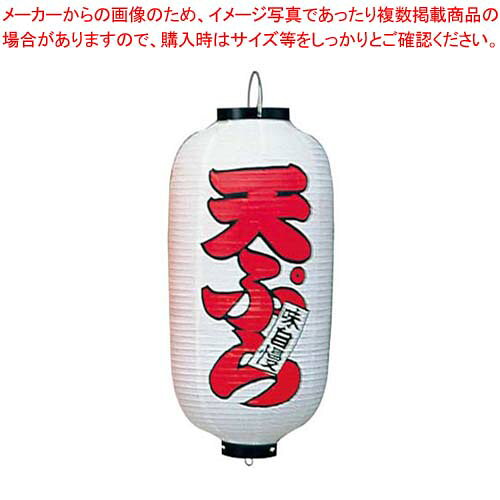 【まとめ買い10個セット品】 ビニール提灯 223 天ぷら 9号長(白地赤文字)