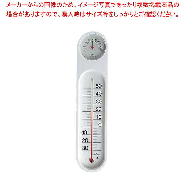 【まとめ買い10個セット品】 PC オーバル 温湿度計 48927