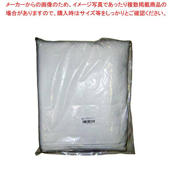 【まとめ買い10個セット品】 白タオル 両平地付 #180(12枚入)340×860