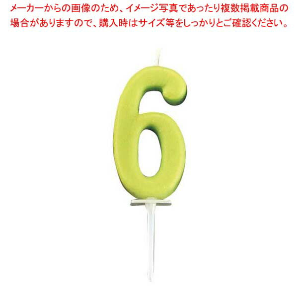 【まとめ買い10個セット品】 ナンバーキャンドル パステル(10入)6番 B7501-07-06LG