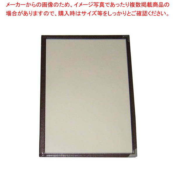 【まとめ買い10個セット品】 クイックメニューブック A4サイズ QM-2 4ページ ブラウン 36017