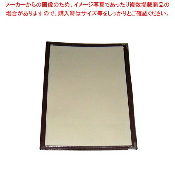 【まとめ買い10個セット品】 クイックメニューブック A4サイズ QM-3 6ページ ブラウン 36018