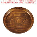 【まとめ買い10個セット品】 キャンブロ ノンスリップウッドトレー 丸 PH558536