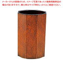 【まとめ買い10個セット品】 八角木目箸立 栃天黒 大 6-1419-4(3)