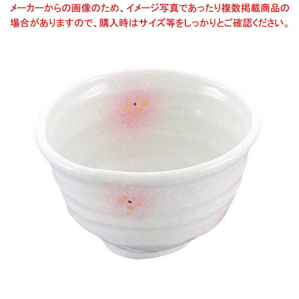 【まとめ買い10個セット品】 和食器コレクション ピンク白吹小花 丼 4.5寸