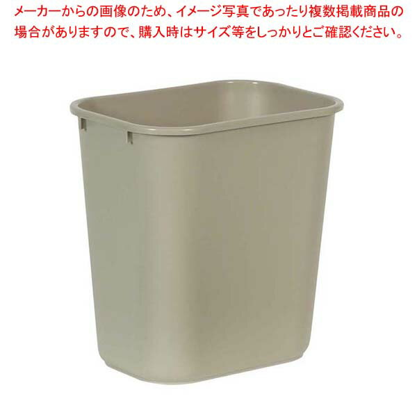 【まとめ買い10個セット品】 ラバーメイド ソフトウェイストバスケット 2956(中型)ベージュ