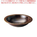 アルミ 電磁用うどんすき(あめ釉)27cm