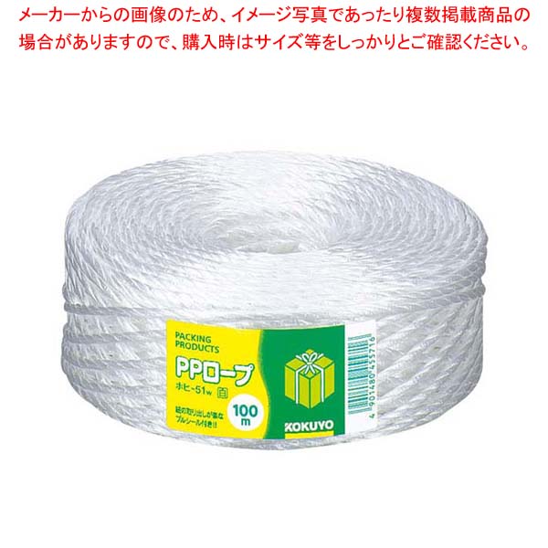【まとめ買い10個セット品】 コクヨ ポリプロピレン ロープ 100m巻 ホヒ-51NW