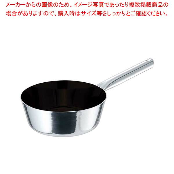 商品の仕様●外寸(mm)：底径：105 ●内寸(mm)：φ150 深さ：65●重量：0.7kg●容量：0.8L●板厚/厚み：0.8●材質：SUS316(18%クローム・14%ニッケル・3%モリブデン) 底部：SUS444(モリブデン鋼) ノンスティック加工 ●電磁調理器：200V■● カレー・シチュー・ソース等のこびりつき易い調理に最適● プロの右腕になる条件1.熱を平均に伝える極厚底2.優れた耐蝕性+タフなボディー3.使い易さを追究したデザイン4.汚れがつきにくいノンスティック加工● 大きく重い業務用の鍋を、毎日洗浄・メンテナンスするのは大変で女性や力の弱い人にはかなりの重労働です。モリブデンジIIプラスは、内面の汚れやコゲを容易に落とせるノンスティック加工を施している為、格段に作業を軽減できます。また、洗浄時の水や洗剤の節約・時間短縮などコストダウンにも寄与し、大きなメリットをもたらします。● 200V電磁調理器は非常にパワーがある為、鍋の変形防止・安全面からボリュームは中以下で、鍋の状態、内部の温度には細心の注意をお願いします。※商品画像はイメージです。複数掲載写真も、商品は単品販売です。予めご了承下さい。※商品の外観写真は、製造時期により、実物とは細部が異なる場合がございます。予めご了承下さい。※色違い、寸法違いなども商品画像には含まれている事がございますが、全て別売です。ご購入の際は、必ず商品名及び商品の仕様内容をご確認下さい。※原則弊社では、お客様都合（※色違い、寸法違い、イメージ違い等）での返品交換はお断りしております。ご注文の際は、予めご了承下さい。