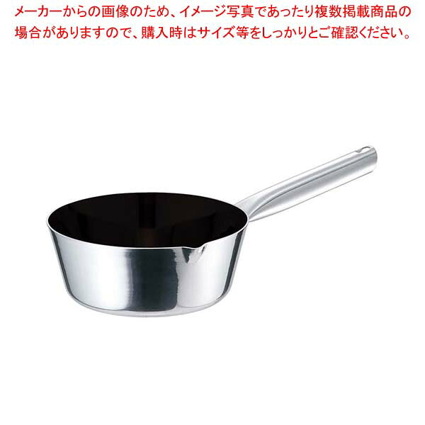 商品の仕様●外寸(mm)：外径：313(注ぎ口を含む) 底径：215 ●内寸(mm)：φ300 深さ：100●重量：2.7kg●容量：5L●板厚/厚み：3.0●材質：SUS316(18%クローム・14%ニッケル・3%モリブデン) 底部：SUS444(モリブデン鋼) ノンスティック加工 ●電磁調理器：200V■● プロの右腕になる条件1.熱を平均に伝える極厚底2.優れた耐蝕性+タフなボディー3.使い易さを追究したデザイン4.汚れがつきにくいノンスティック加工● カレー・シチュー・ソース等のこびりつき易い調理に最適● 大きく重い業務用の鍋を、毎日洗浄・メンテナンスするのは大変で女性や力の弱い人にはかなりの重労働です。モリブデンジIIプラスは、内面の汚れやコゲを容易に落とせるノンスティック加工を施している為、格段に作業を軽減できます。また、洗浄時の水や洗剤の節約・時間短縮などコストダウンにも寄与し、大きなメリットをもたらします。● 片口仕様● 200V電磁調理器は非常にパワーがある為、鍋の変形防止・安全面からボリュームは中以下で、鍋の状態、内部の温度には細心の注意をお願いします。※商品画像はイメージです。複数掲載写真も、商品は単品販売です。予めご了承下さい。※商品の外観写真は、製造時期により、実物とは細部が異なる場合がございます。予めご了承下さい。※色違い、寸法違いなども商品画像には含まれている事がございますが、全て別売です。ご購入の際は、必ず商品名及び商品の仕様内容をご確認下さい。※原則弊社では、お客様都合（※色違い、寸法違い、イメージ違い等）での返品交換はお断りしております。ご注文の際は、予めご了承下さい。