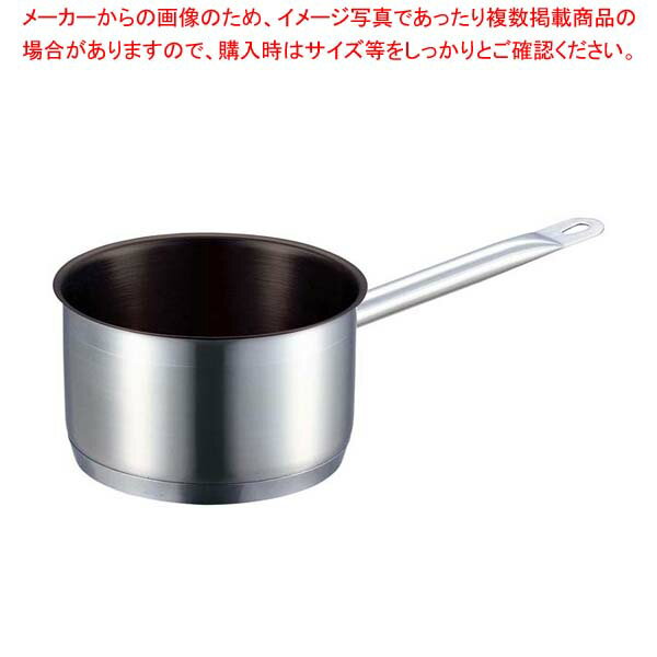 【まとめ買い10個セット品】 EBM 18-8 プロシェフIH 深型片手鍋 22cm 蓋無ノンスティック