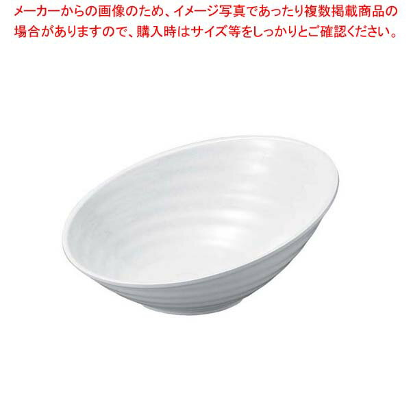 ニューホワイト ロクロ目ハス切盛鉢 40cm
