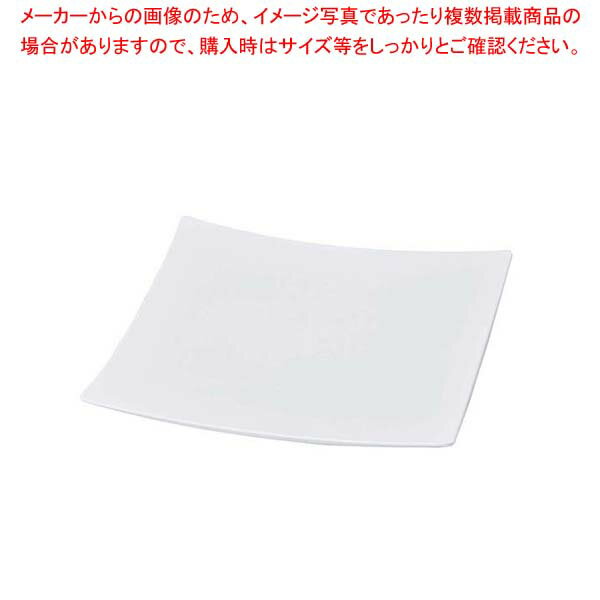 【まとめ買い10個セット品】 ニューホワイト 羽反角盛皿 46cm