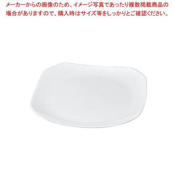 ニューホワイト 隅切盛皿 34cm