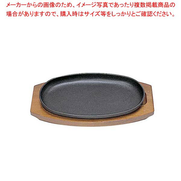 【まとめ買い10個セット品】 SN 鉄 ステーキ皿 小判型D 25cm