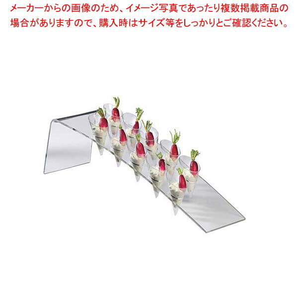 商品の仕様●外寸(mm)：489/234×H294 ●材質：アクリル ●耐熱・耐冷温度：-18〜70℃■● 創造的なコンセプトと美しいデザインで料理や食品の魅力を発揮させるソリアシリーズ● プチコーンは別売です。● プチコーン30mlPS32400クリアをご使用ください。※商品画像はイメージです。複数掲載写真も、商品は単品販売です。予めご了承下さい。※商品の外観写真は、製造時期により、実物とは細部が異なる場合がございます。予めご了承下さい。※色違い、寸法違いなども商品画像には含まれている事がございますが、全て別売です。ご購入の際は、必ず商品名及び商品の仕様内容をご確認下さい。※原則弊社では、お客様都合（※色違い、寸法違い、イメージ違い等）での返品交換はお断りしております。ご注文の際は、予めご了承下さい。→単品での販売はこちら