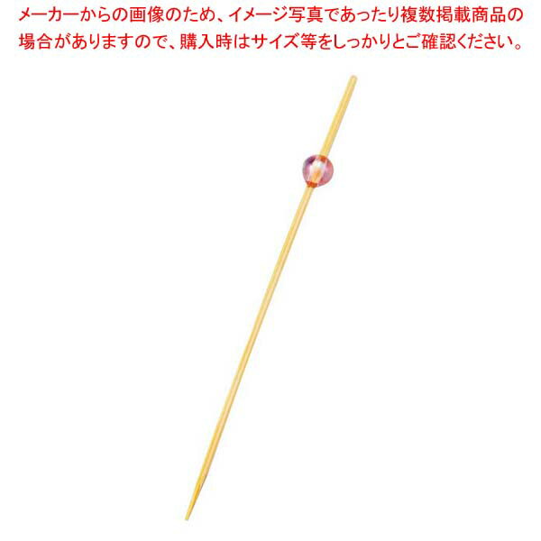 Rakuten - 竹製 ビーズピックス 9cm ピンク(50本入)09495