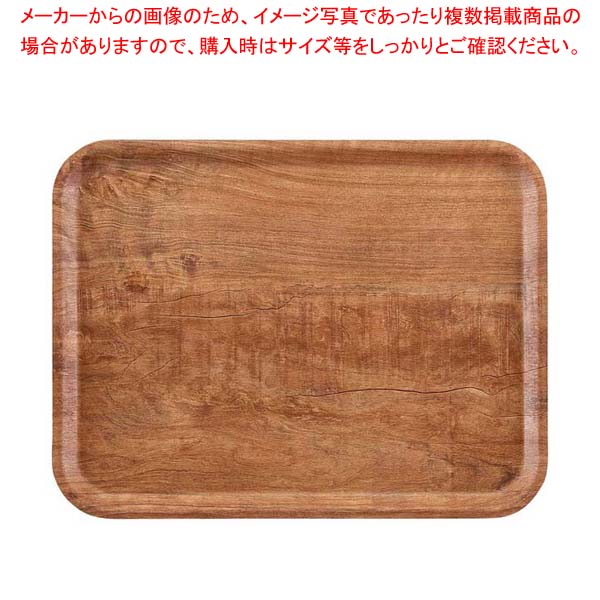 ウ゛ィンテージウッド調トレー 艶消しノンスリップ MA2028E90 ブラウンオリーブ