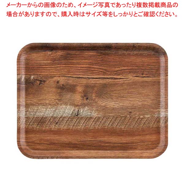 ウ゛ィンテージウッド調トレー 艶消しノンスリップ MA2435E87 ブラウンオーク