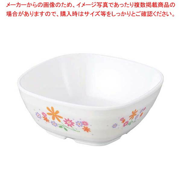 Rakuten - メラミン食器 花束(ブーケ)角小鉢(小)BU-51