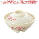 【まとめ買い10個セット品】メラミン食器 桃花(ももか)小丼(蓋)MK-18B