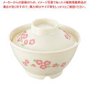 【まとめ買い10個セット品】メラミン食器 桃花(ももか)ごはん丼(身)大 MK-57A