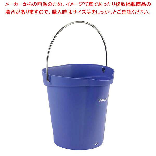 其它 - 【まとめ買い10個セット品】ヴァイカン ハイジーンバケット 6L 本体 56888 パープル