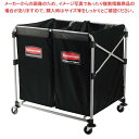 ラバーメイド Xカート ダブルタイプ 300L ブラック RM1881781BK