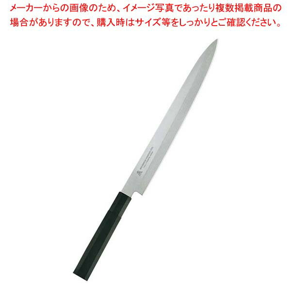 商品の仕様●外寸(mm)：刃渡：270　全長：425 ●重量:180g●材質：刃：モリブデン・バナジウム鋼　柄：ノバロンAGZ330（銀系無機抗菌剤）入りエラストマー樹脂 ●製造国：日本■●ハンドルは一体成型でエラストマー樹脂に抗菌剤が入っているため、衛生面に優れています。●刃は水砥で本格的な刃付けを施し、鋭い切れ味が長く持続します。※商品画像はイメージです。複数掲載写真も、商品は単品販売です。予めご了承下さい。※商品の外観写真は、製造時期により、実物とは細部が異なる場合がございます。予めご了承下さい。※色違い、寸法違いなども商品画像には含まれている事がございますが、全て別売です。ご購入の際は、必ず商品名及び商品の仕様内容をご確認下さい。※原則弊社では、お客様都合（※色違い、寸法違い、イメージ違い等）での返品交換はお断りしております。ご注文の際は、予めご了承下さい。