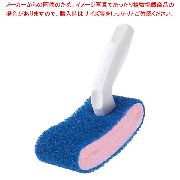 商品の仕様●外寸(mm)：60×150×133mm(代表値) ●重量：69g●材質：頭：ナイロン不織布(樹脂研磨粒子つき)・抗菌ウレタンスポンジ、柄：ポリプロピレン●抗菌：◯●製造国：日本■●流失事故防止形状で安心してご使用いただけます。●力が伝わりやすい柄の長さ、形状で作業者の負担を軽減。作業時間を50%減。●傷つきにくい樹脂研粒子つき不織布がスピーディーに汚れを落とします。※商品画像はイメージです。複数掲載写真も、商品は単品販売です。予めご了承下さい。※商品の外観写真は、製造時期により、実物とは細部が異なる場合がございます。予めご了承下さい。※色違い、寸法違いなども商品画像には含まれている事がございますが、全て別売です。ご購入の際は、必ず商品名及び商品の仕様内容をご確認下さい。※原則弊社では、お客様都合（※色違い、寸法違い、イメージ違い等）での返品交換はお断りしております。ご注文の際は、予めご了承下さい。