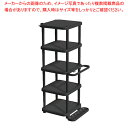 PRX くつ置けるん棚 5段 ブラック