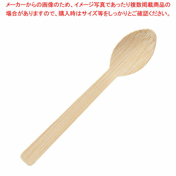 【まとめ買い10個セット品】竹製ワンウェイスプーン 大(50本入)18321