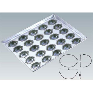 シリコン シリコーン加工レモン型天板A 25面【キッチン 業務用天板 天パン オーブン レンジ お菓子作り..