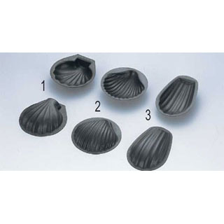 【 テフロン貝型モールド 3 】【 厨房器具 製菓道具 おしゃれ 飲食店 】 【 バレンタイン 手作り 】