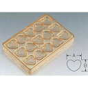 【 No.53 ハート型 15ヶ取 】【 厨房器具 製菓道具 おしゃれ 飲食店 】 【 バレンタイン 手作り 】